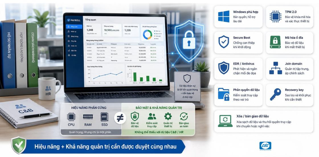 Bảo mật PC cho nhân sự C&B