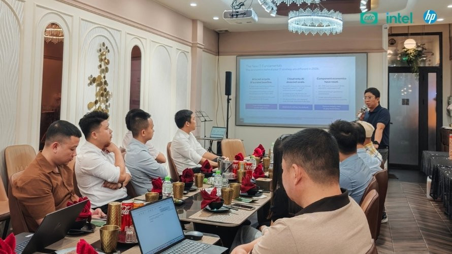 AI PC và Intel vPro trong môi trường doanh nghiệp tại Workshop Techcombank