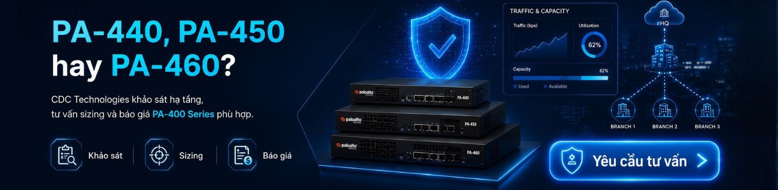 CDC Technologies – Đối tác tư vấn sizing và triển khai Palo Alto Networks