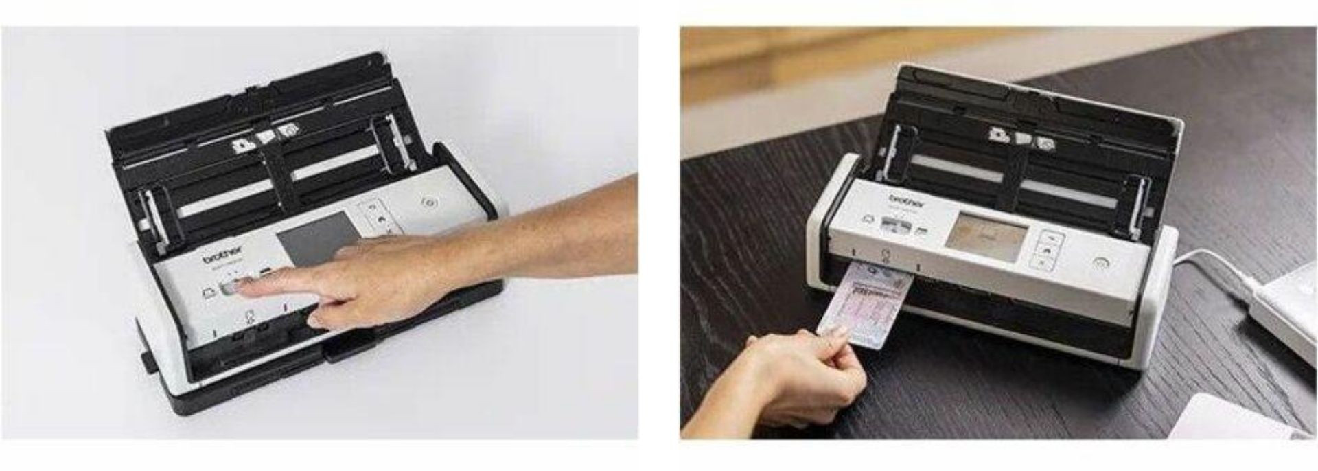 Brother ADS-1800W nhỏ gọn nhưng được hoàn thiện chắc chắn, vận hành bền bỉ