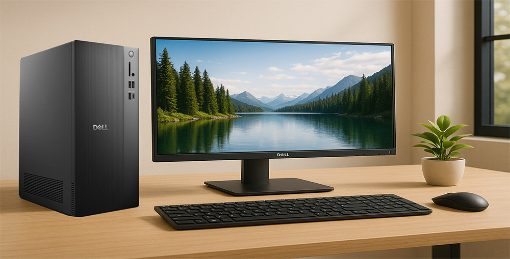 Dell Tower ECT1250 DT-14700-16-512G đáp ứng tốt công việc văn phòng, trình chiếu, phát video 4K, chạy đa màn hình