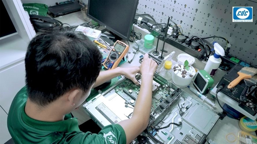 Quy trình sửa chữa máy tính để bàn tại CDC đạt chuẩn.