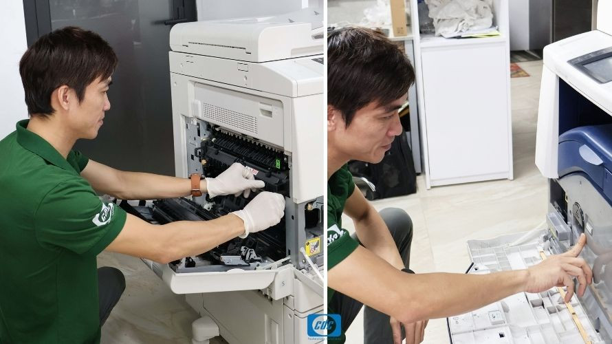 Máy tính CDC hỗ trợ trong suốt quá trình sử dụng dịch vụ thuê máy photocopy