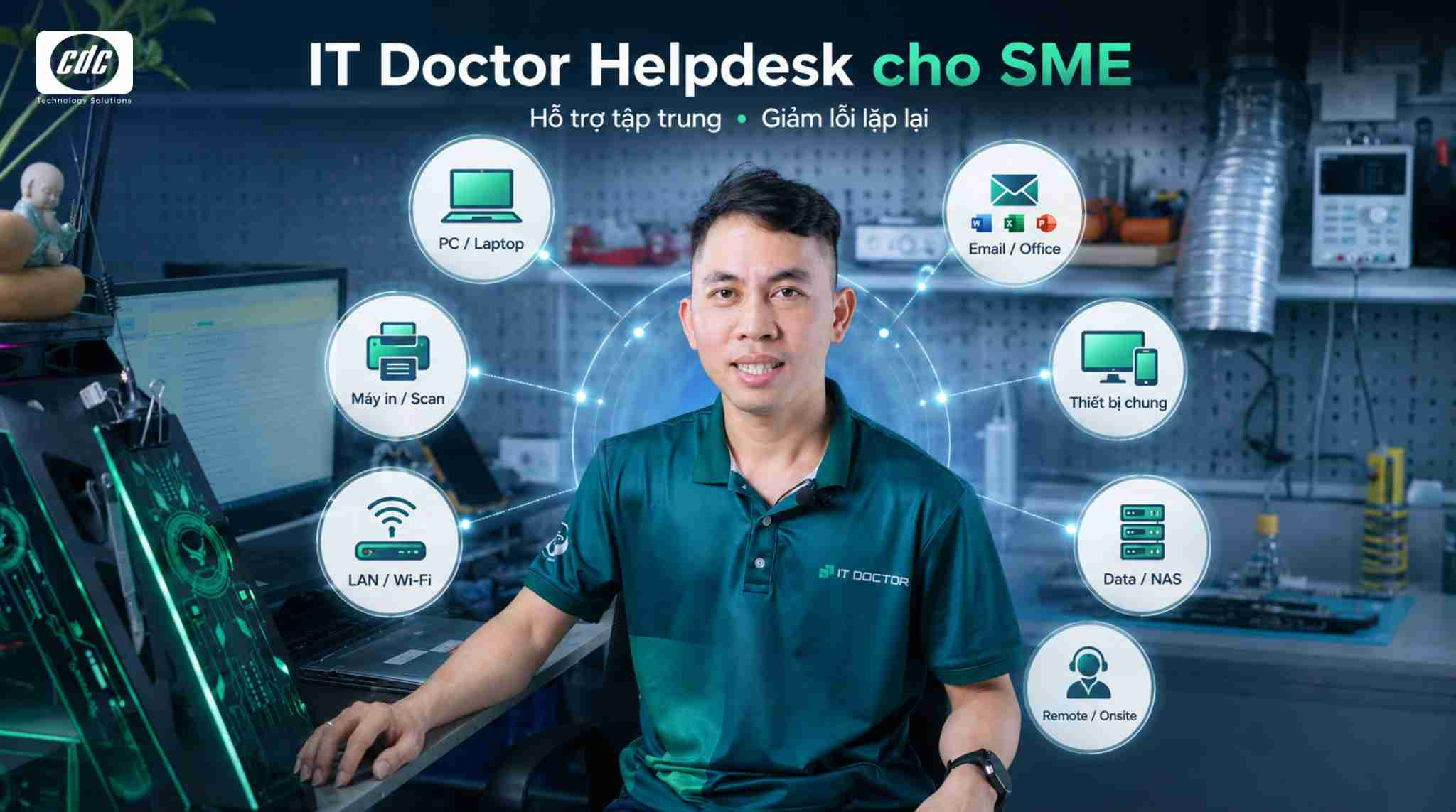 IT Doctor Helpdesk: Chuẩn hóa vận hành, quản trị IT toàn diện