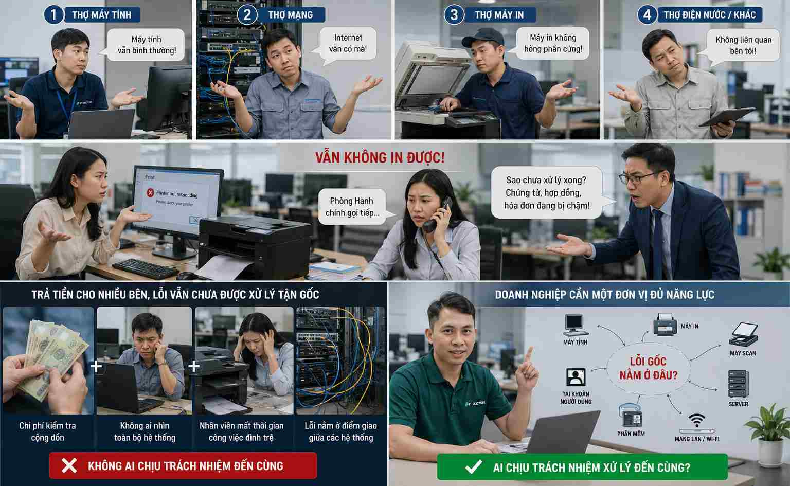 Cơn ác mộng chốn văn phòng: “Văn hóa đá bóng trách nhiệm” của thợ lẻ