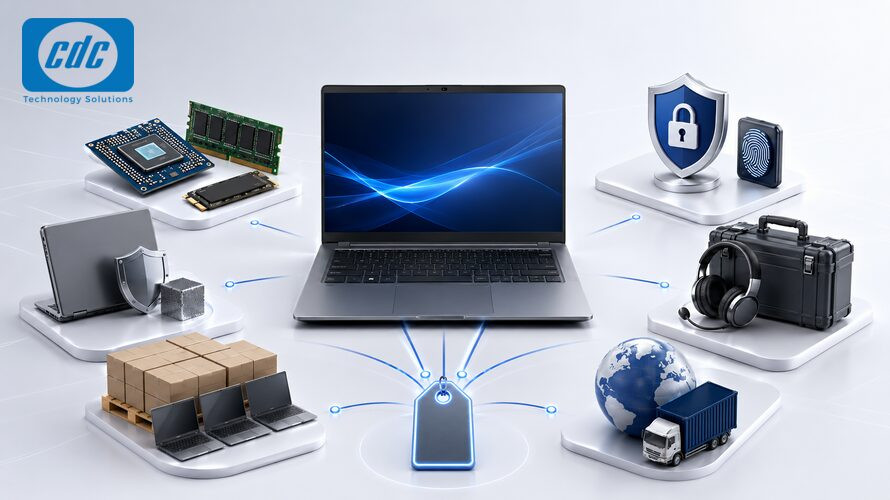 Sơ đồ các nhóm yếu tố làm thay đổi giá laptop doanh nghiệp