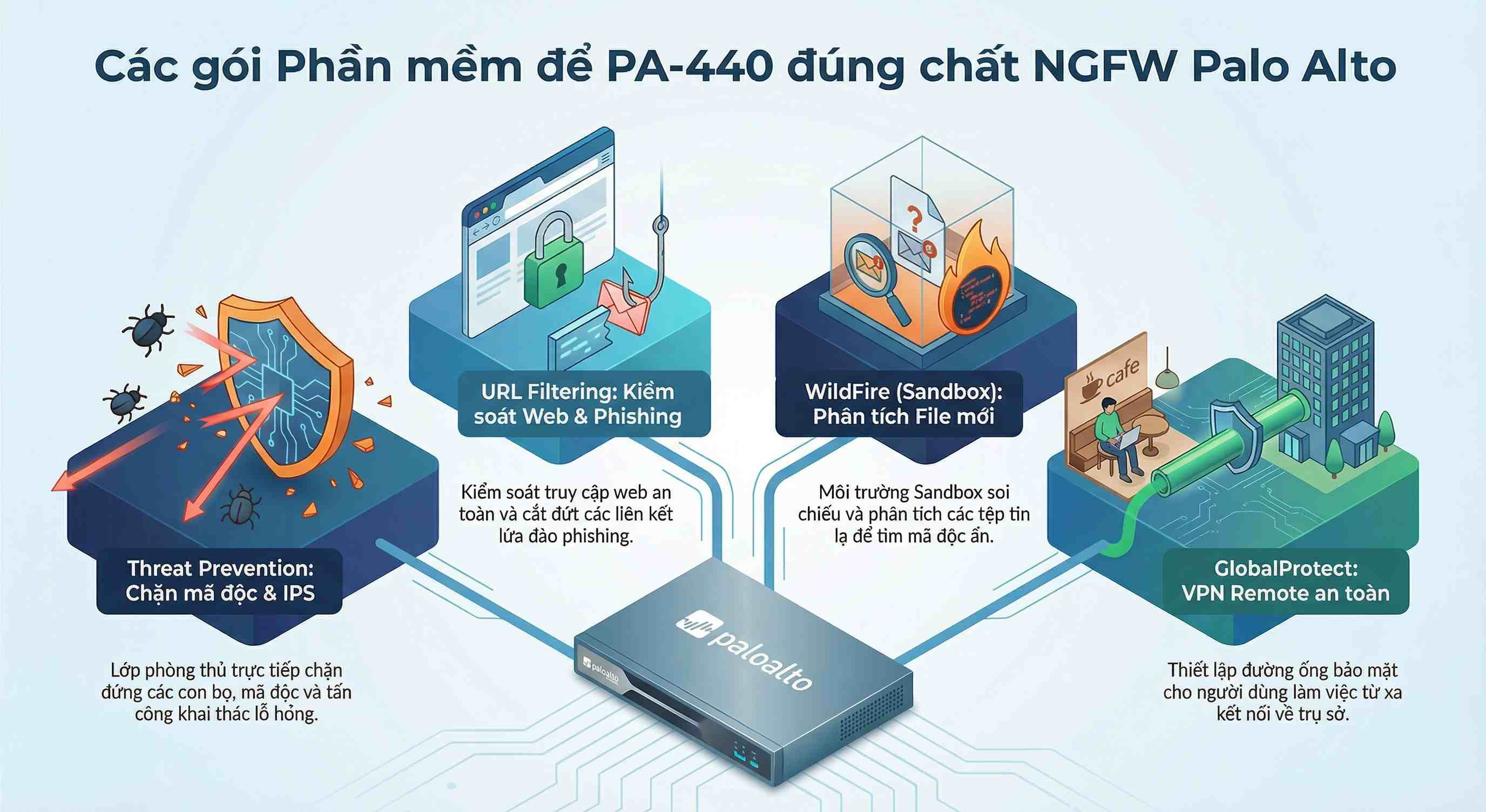 Giải mã các Phần mềm: Để PA-440 