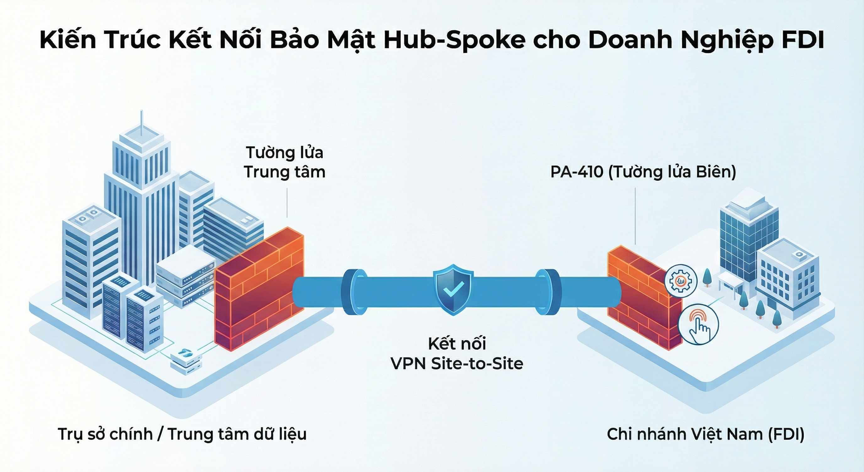 Mô hình 2: Văn phòng chi nhánh của doanh nghiệp FDI
