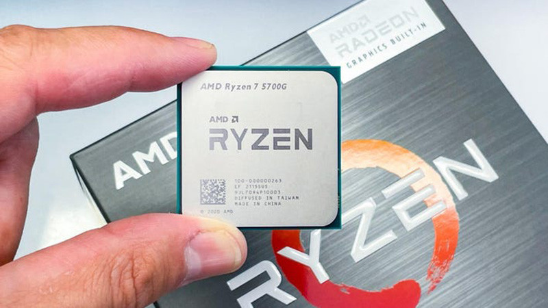Ryzen 7 5700G là lựa chọn cho sinh viên học thiết kế 2D, làm video nhẹ hoặc giải trí