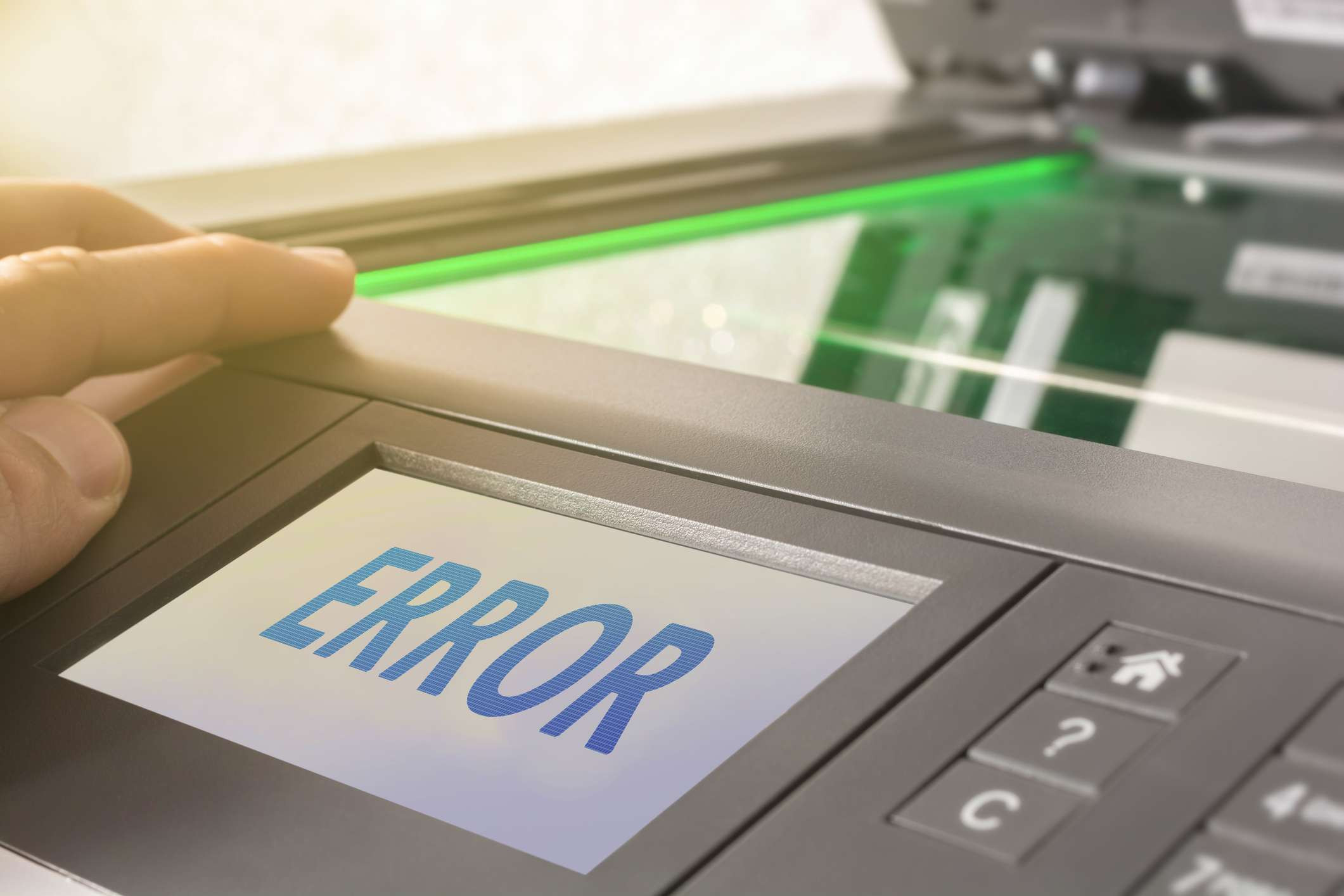 Máy in báo lỗi Error Printing - Nguyên nhân & Cách khắc phục