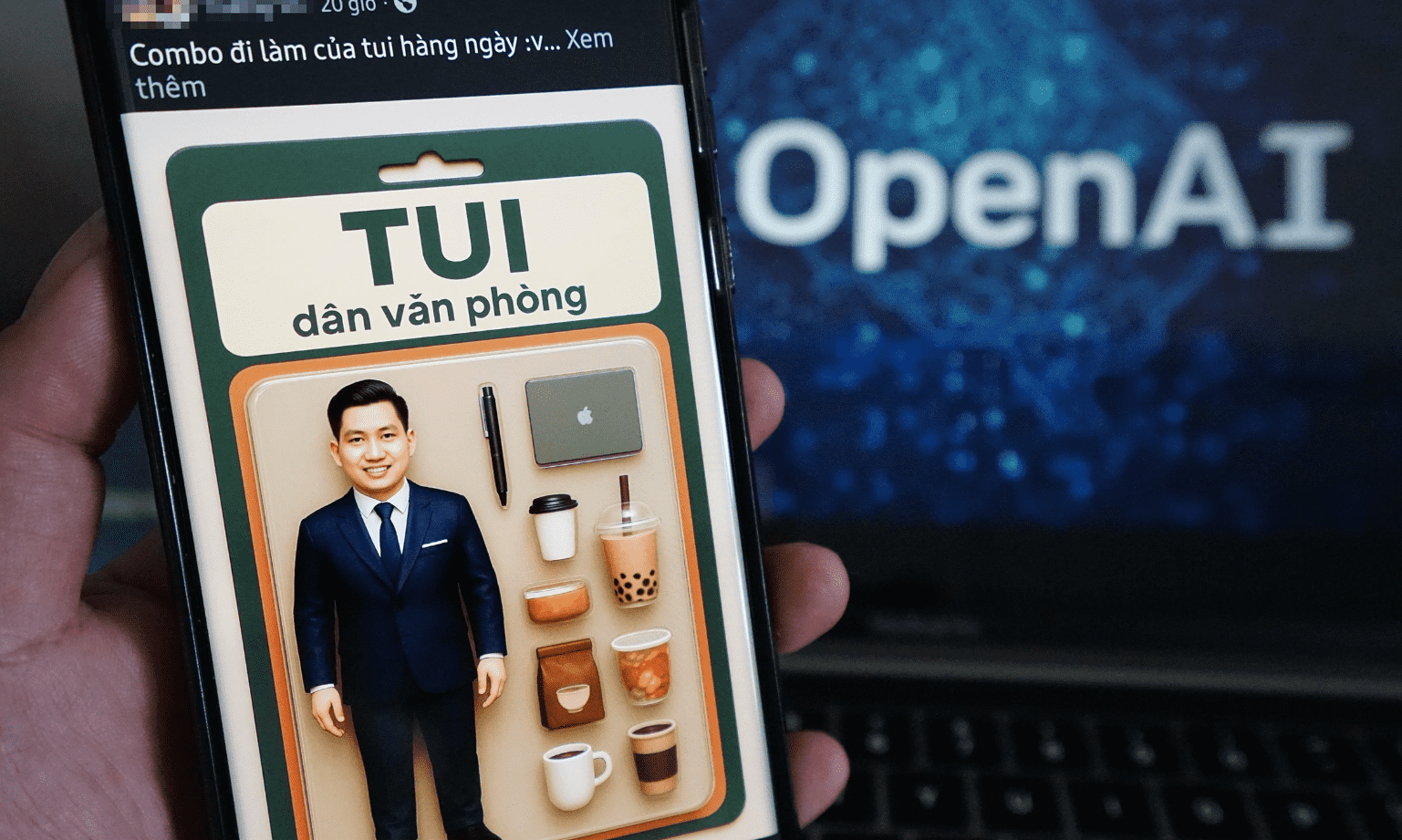 Cơn sốt 'đóng vỉ chân dung' bằng ChatGPT