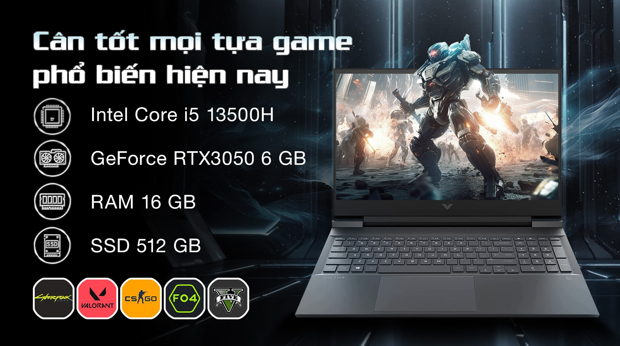 Đánh giá HP Victus 16-r0283TX – Laptop gaming hiệu năng mạnh, thiết kế tinh tế