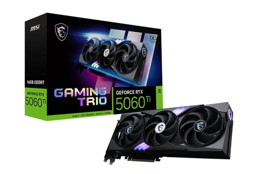 Card đồ họa MSI RTX 5060 Ti GAMING TRIO OC – Lựa chọn đỉnh cao cho game thủ hiện đại