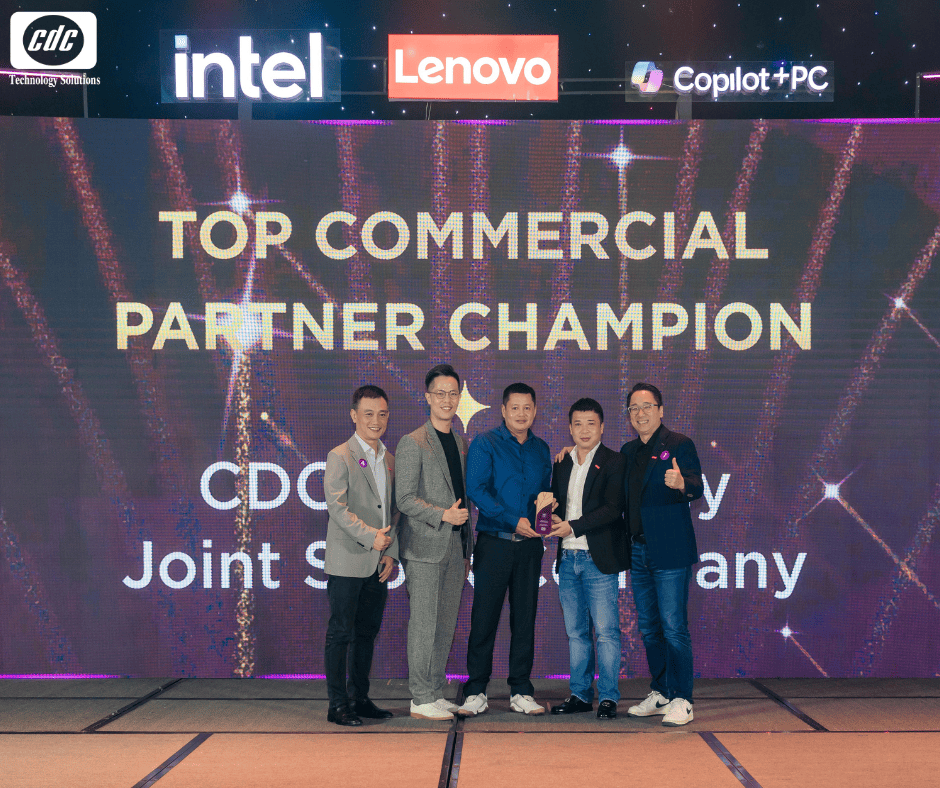 Máy Tính CDC – 3 năm liền đạt giải Lenovo Commercial Partner Champion