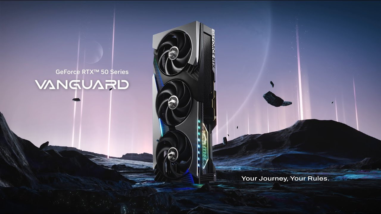 Khám phá sức mạnh Card đồ họa MSI Geforce RTX 5070ti 16G Vanguard SOC