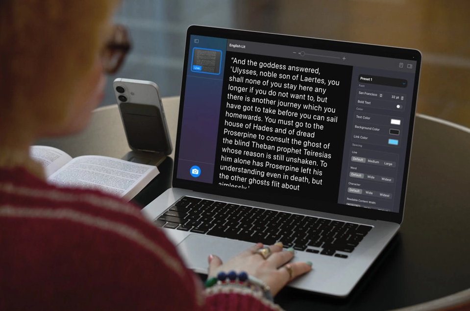 Apple thêm tính năng hỗ trợ người mắt kém