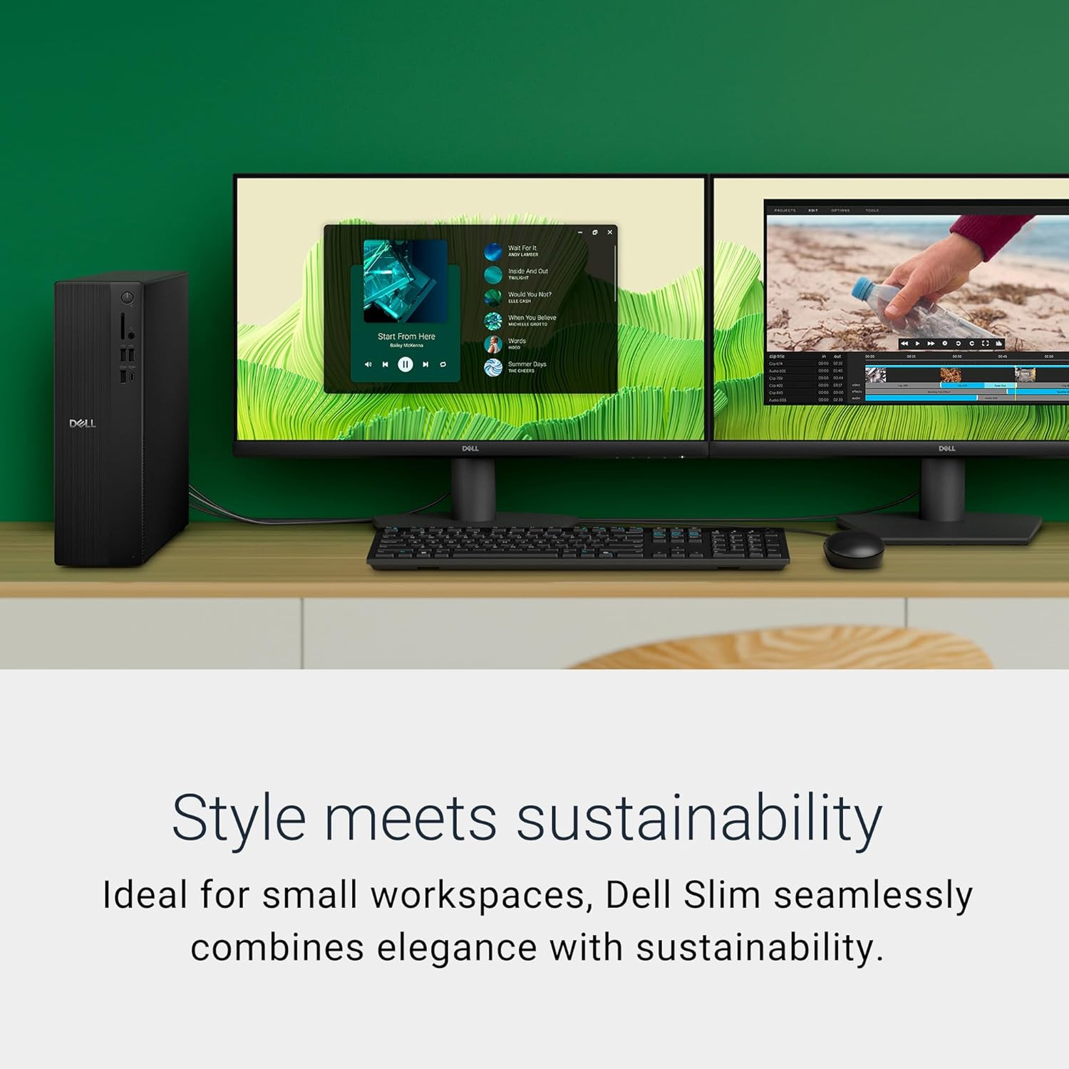 Đánh giá Dell Slim ECS1250: Desktop i5-14400 mạnh cho văn phòng