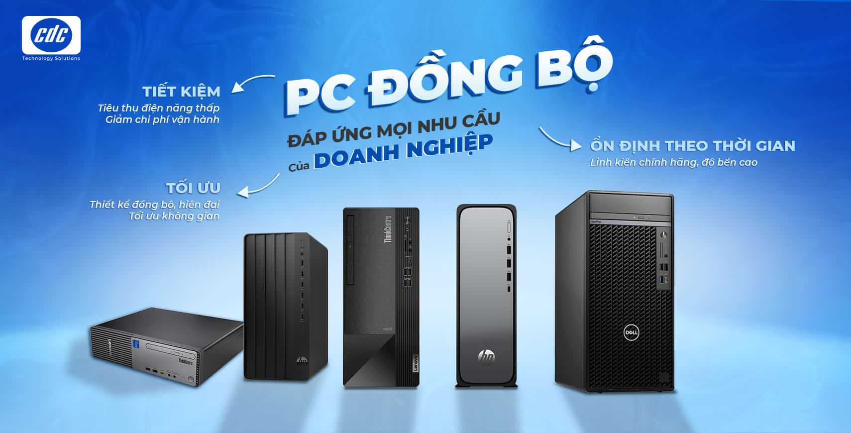 PC đồng bộ: Lựa chọn hoàn hảo cho khối văn phòng