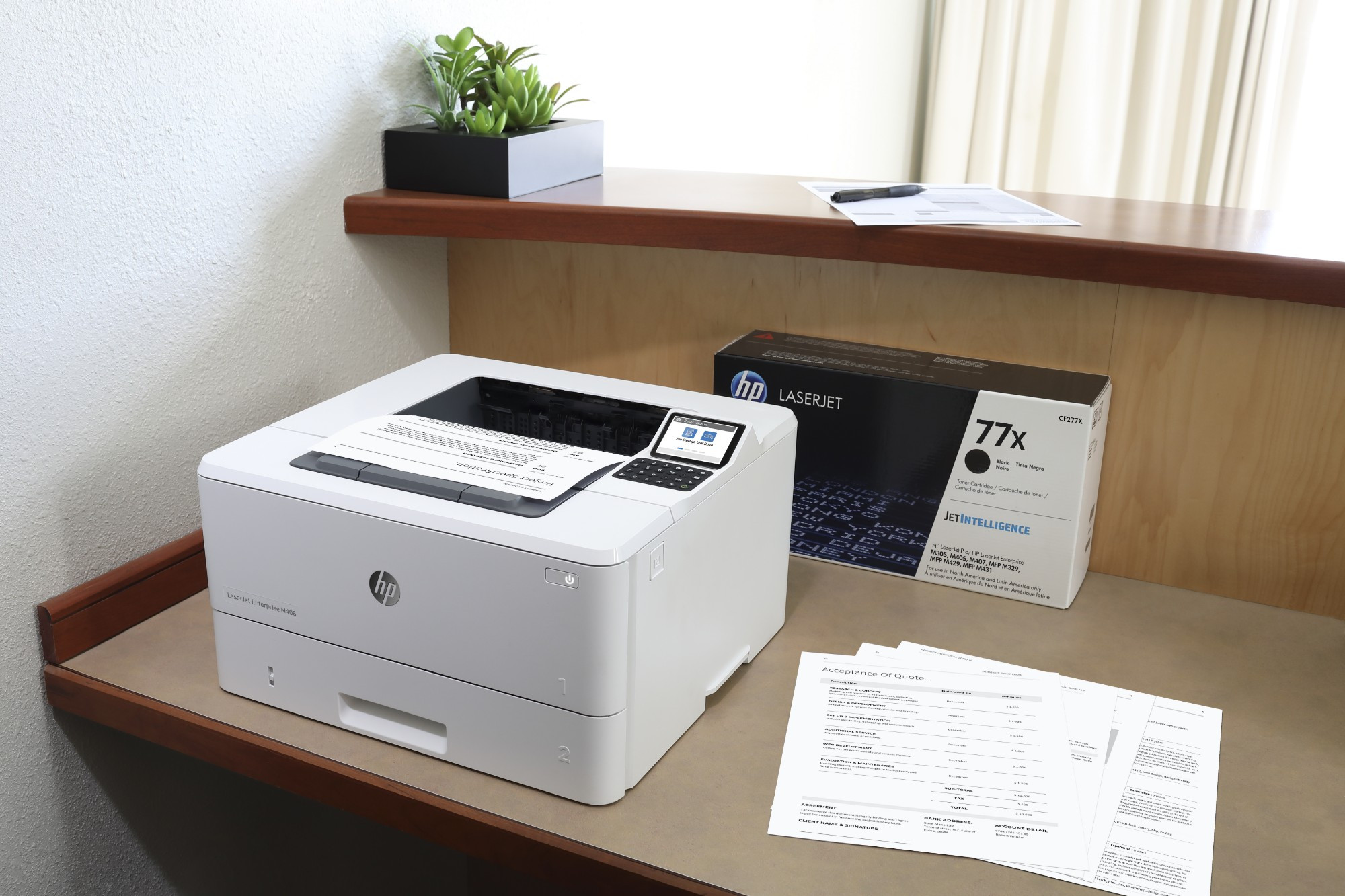 HP LaserJet Enterprise M406dn – Máy in doanh nghiệp tối ưu hiệu suất và bảo mật