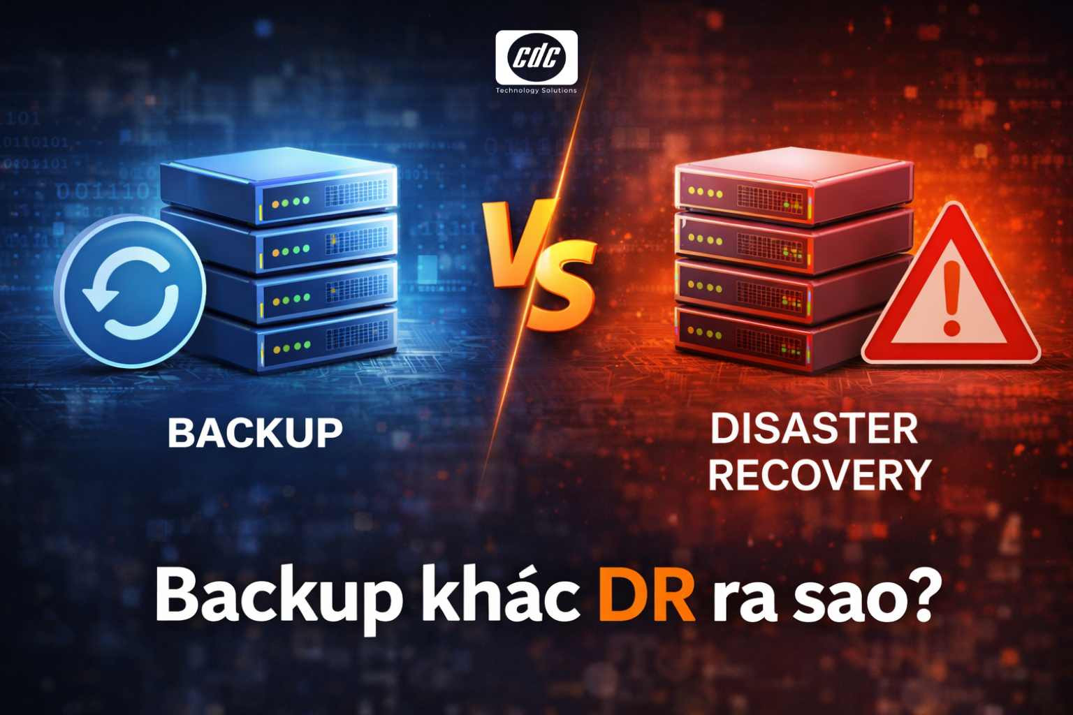 Backup khác DR ra sao? Cách đặt mục tiêu khôi phục và vì sao phải kiểm tra định kỳ?