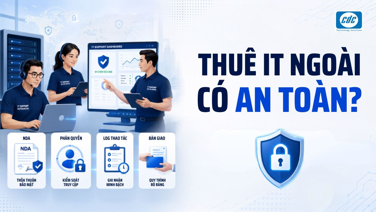 Thuê IT ngoài có an toàn không? Những điều doanh nghiệp cần làm rõ