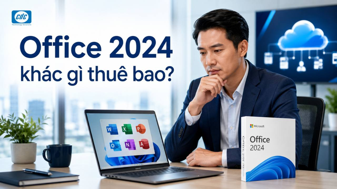 Office 2024 là gì và khác gì Office thuê bao?