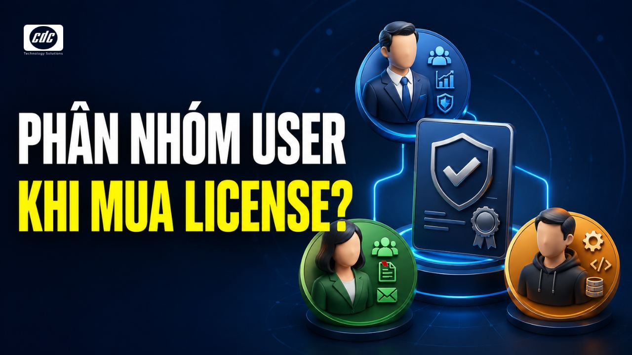 Phân nhóm user khi mua phần mềm bản quyền nên làm thế nào?