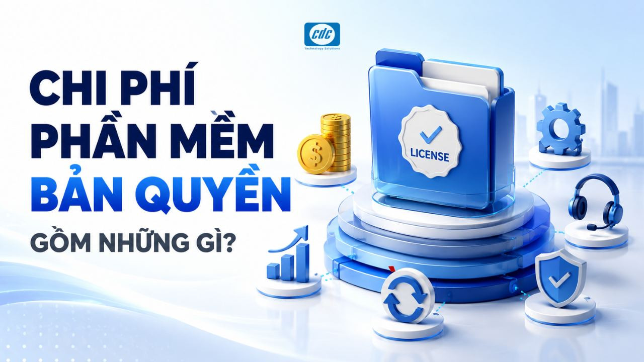 Chi phí phần mềm bản quyền cho doanh nghiệp gồm những gì?