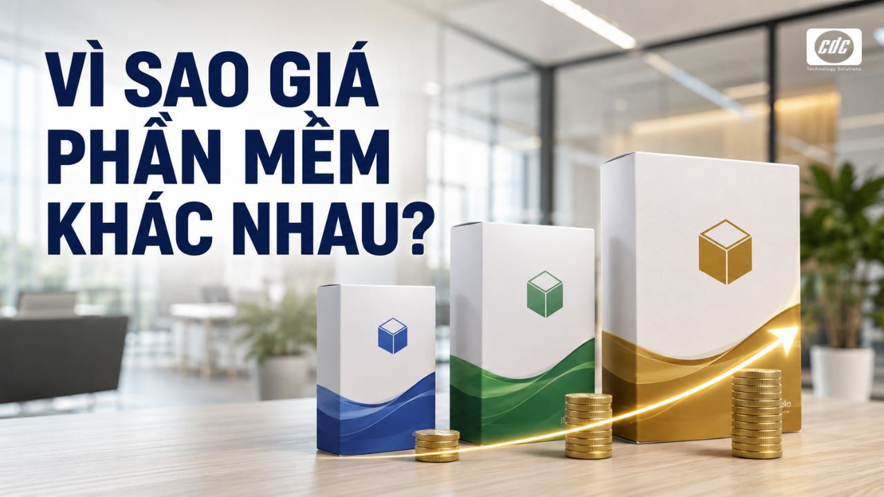 Vì sao giá phần mềm bản quyền khác nhau giữa các gói?