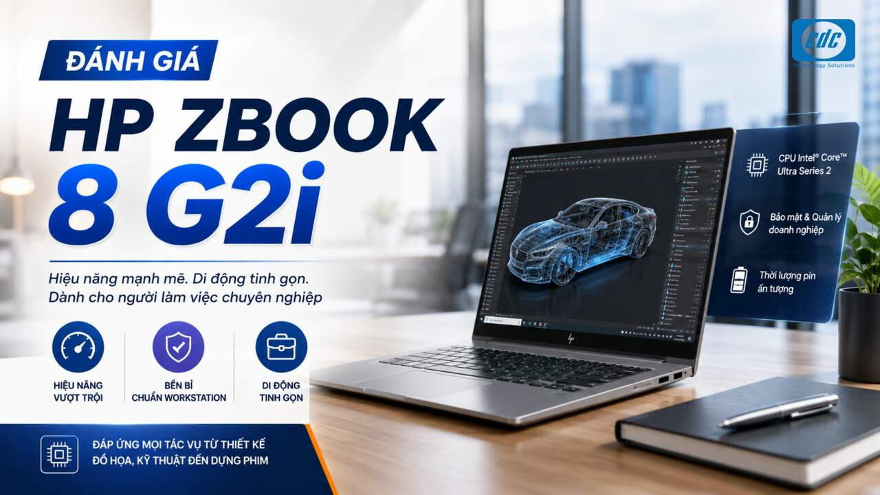 Đánh giá HP ZBook 8 G2i: Mobile workstation dành cho ai?
