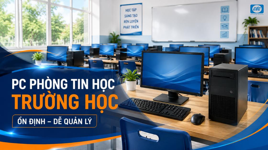 PC cho phòng tin học trường học: Tiêu chí triển khai theo lớp