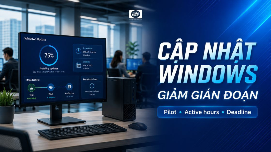 Kế hoạch cập nhật Windows doanh nghiệp – Không làm gián đoạn công việc