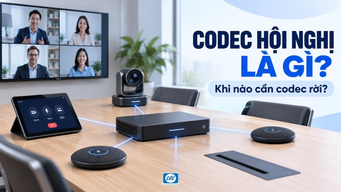 Codec hội nghị là gì? Khi nào phòng họp cần dùng codec rời?