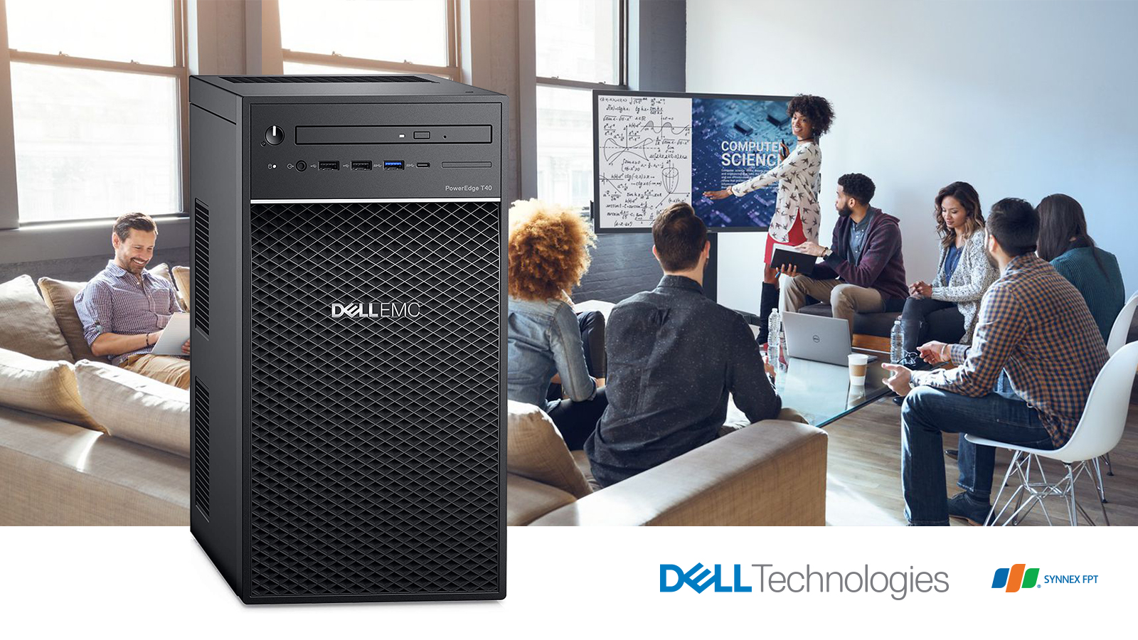 Dell PowerEdge T40 Tower Server - máy chủ giá rẻ cho doanh nghiệp vừa và nhỏ