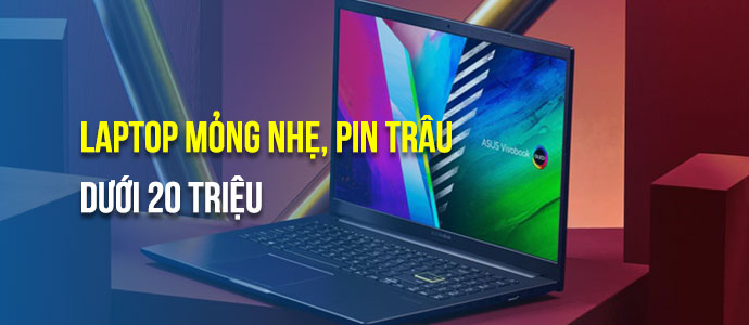 Top 5 laptop văn phòng mỏng nhẹ nhất năm 2023