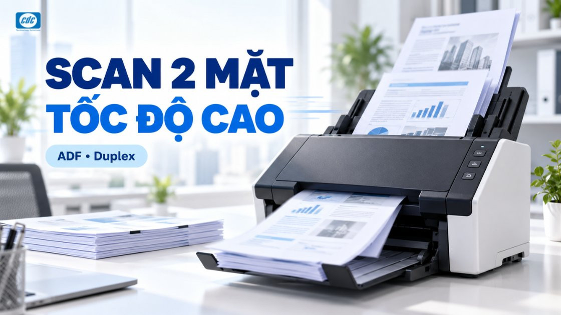 Máy scan 2 mặt tốc độ cao phù hợp nhu cầu văn phòng nào?