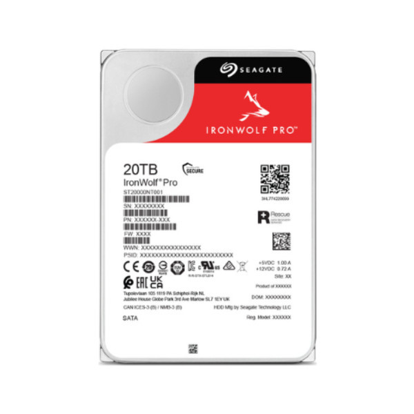Ổ cứng Seagate Ironwolf Pro 20TB SATA 7200rpm (ST20000NT001)