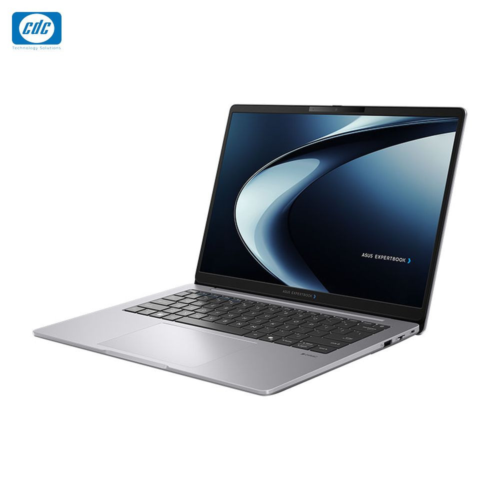 Laptop ASUS ExpertBook P3 G1 P3406CCAP-U716W thiết kế mỏng nhẹ màu Misty Grey cho văn phòng.