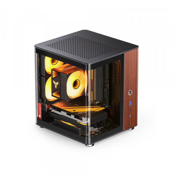 Vỏ Case JONSBO Mini TK-0 Black Wood ( ITX, Đen)