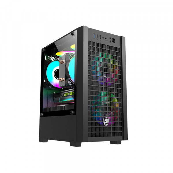 Vỏ case máy tính  VITRA CRUISE VX1 BLACK 3FAN RGB