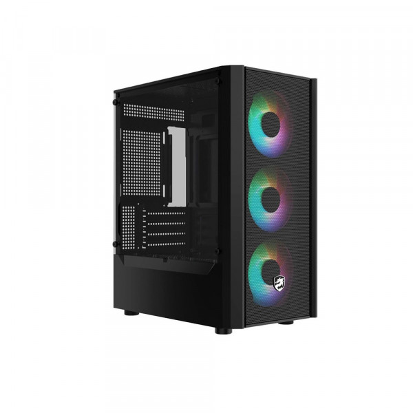 Vỏ case máy tính  VITRA CRUISE AX3 BLACK 3FAN RGB / TOP RAD240