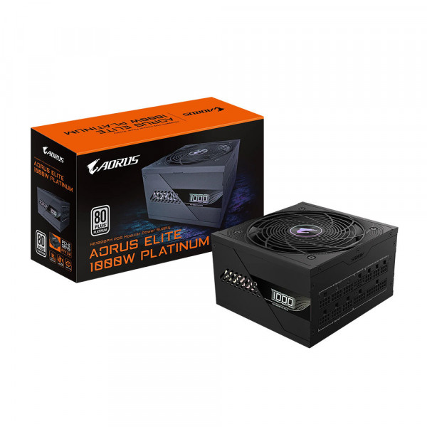 Nguồn Gigabyte Aorus Elite GP-AE1000PM PG5 (1000w, Platinum, ATX 3.0, Pcie 5.0)