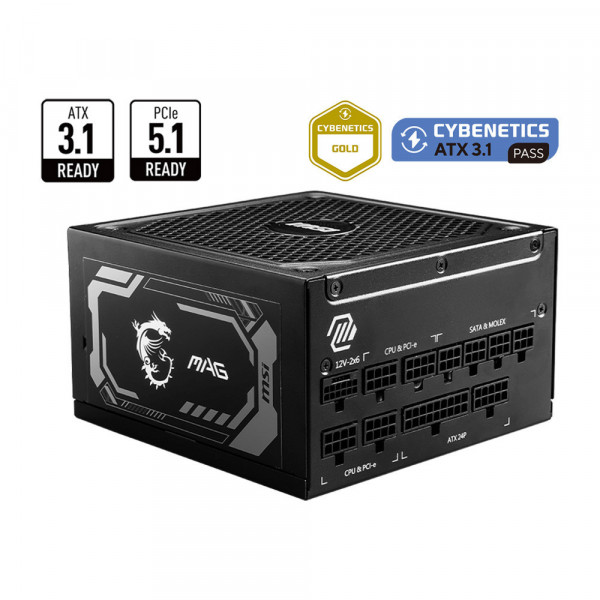 Nguồn máy tính MSI MAG A1250GL - 1250w GOLD
