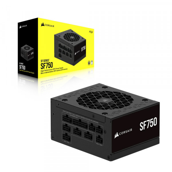Nguồn máy tính Corsair SF750 (ATX 3.1, PCIe 5.1, 80 Plus Platinum, Full Modul)