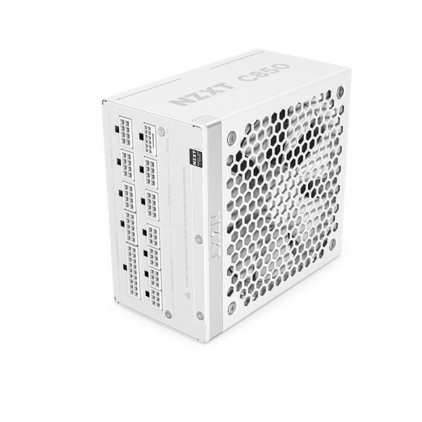 Nguồn NZXT C850 WHITE ATX 3.1 850W, 80 Plus Gold, Full Modular