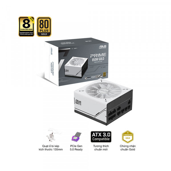 Nguồn máy tính  ASUS PRIME 850W GOLD AP-850G