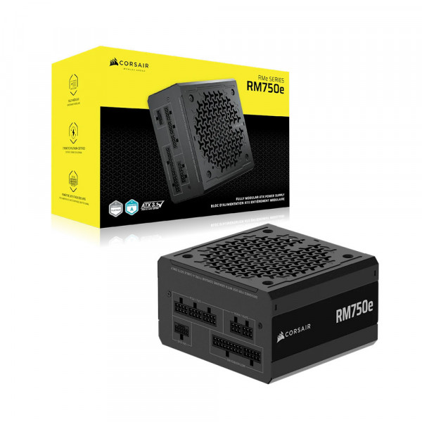 Nguồn Corsair RM750e ATX 3.1 Cybenetics Gold - Full Modul 