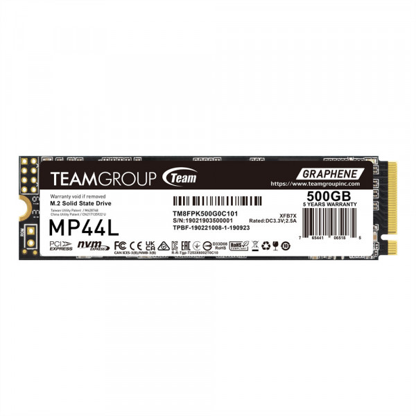 Ổ cứng SSD TeamGroup MP44L 500GB M.2 2280 PCIe Gen4x4