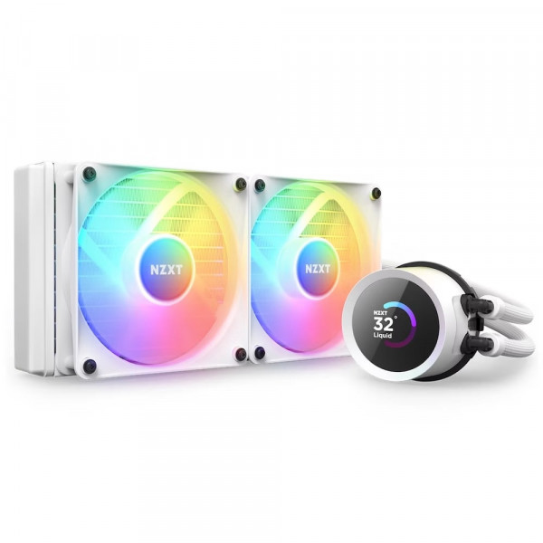 Tản nhiệt NZXT Kraken 240 RGB White (RL-KR240-W1)