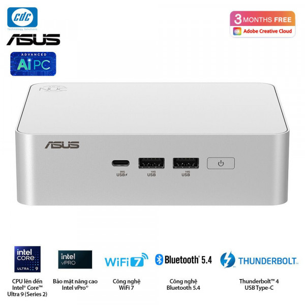 PC Mini Asus NUC 15 PRO + NUC15CRSU7 RNUC15CRSU700000I